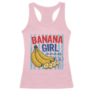 Banana Girl Summer Racerback Tank Top Summer Fruit Beach Vacation TS14 Light Pink Print Your Wear