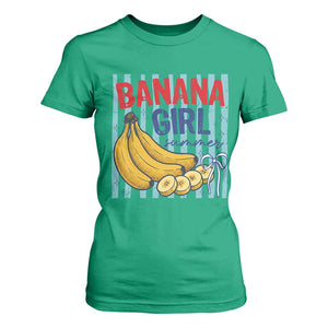 Banana Girl Summer T Shirt For Women Summer Fruit Beach Vacation TS14 Irish Green Print Your Wear