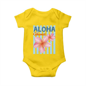 Aloha Hawaii Baby Onesie Hibiscus Flower Tropical Beach Vacation