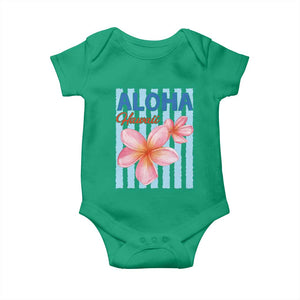 Aloha Hawaii Baby Onesie Hibiscus Flower Tropical Beach Vacation