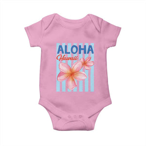 Aloha Hawaii Baby Onesie Hibiscus Flower Tropical Beach Vacation