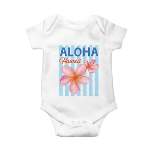 Aloha Hawaii Baby Onesie Hibiscus Flower Tropical Beach Vacation