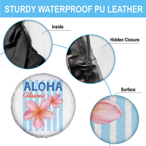 Aloha Hawaii Spare Tire Cover Hibiscus Flower Tropical Beach Vacation