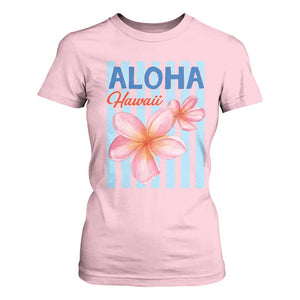 Aloha Hawaii T Shirt For Women Hibiscus Flower Tropical Beach Vacation
