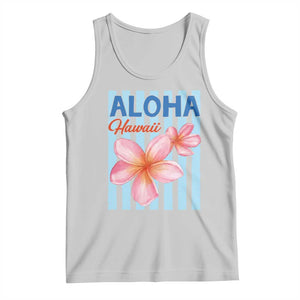 Aloha Hawaii Tank Top Hibiscus Flower Tropical Beach Vacation