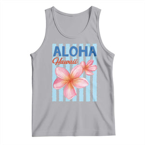 Aloha Hawaii Tank Top Hibiscus Flower Tropical Beach Vacation