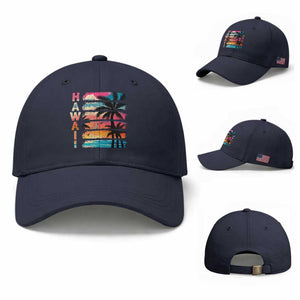 Vintage Hawaii Tropical Beach Vacation Baseball Cap