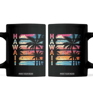 Vintage Hawaii Tropical Beach Vacation Coffee Mug