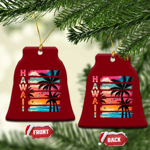 Vintage Hawaii Tropical Beach Vacation Ceramic Ornament TS14 Print Your Wear