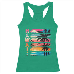 Vintage Hawaii Tropical Beach Vacation Racerback Tank Top TS14 Irish Green Print Your Wear