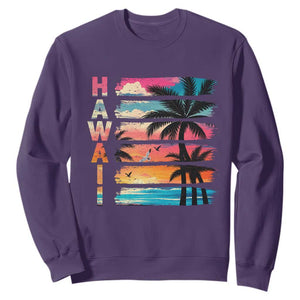 Vintage Hawaii Tropical Beach Vacation Sweatshirt