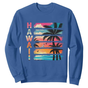 Vintage Hawaii Tropical Beach Vacation Sweatshirt