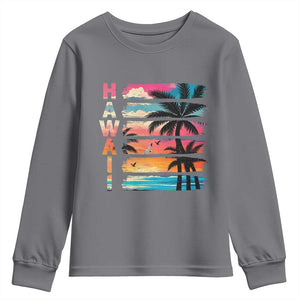 Vintage Hawaii Tropical Beach Vacation Youth Sweatshirt