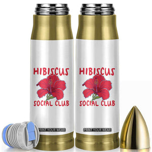 Hibiscus Flower Bullet Tumbler Aloha Hawaii Tropical Beach Vacation