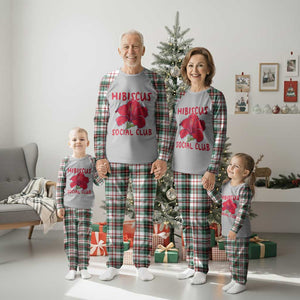 Hibiscus Flower Plaid Pajama Set Aloha Hawaii Tropical Beach Vacation TS14 Christmas Plaid Print Your Wear