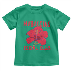 Hibiscus Flower Toddler T Shirt Aloha Hawaii Tropical Beach Vacation
