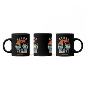 Funny Bigfoot Aloha Hawaiian Surfing Coffee Mug Tropical Beach Surfer Gift TS14 Print Your Wear