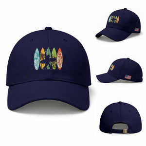 Funny Bigfoot Aloha Hawaiian Surfing Tropical Beach Surfer Baseball Cap