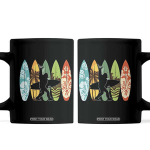 Funny Bigfoot Aloha Hawaiian Surfing Tropical Beach Surfer Coffee Mug