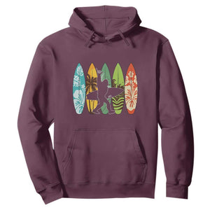 Funny Bigfoot Aloha Hawaiian Surfing Tropical Beach Surfer Hoodie
