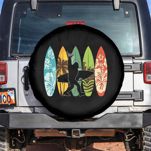 Funny Bigfoot Aloha Hawaiian Surfing Tropical Beach Surfer Spare Tire Cover