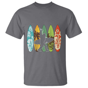 Funny Bigfoot Aloha Hawaiian Surfing Tropical Beach Surfer T Shirt