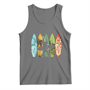 Funny Bigfoot Aloha Hawaiian Surfing Tropical Beach Surfer Tank Top