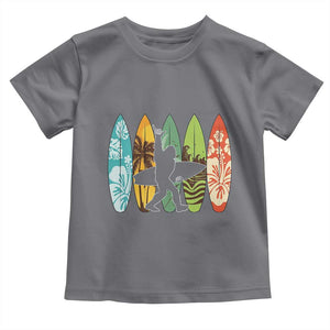 Funny Bigfoot Aloha Hawaiian Surfing Tropical Beach Surfer Toddler T Shirt