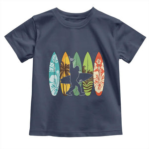 Funny Bigfoot Aloha Hawaiian Surfing Tropical Beach Surfer Toddler T Shirt