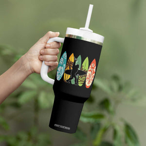 Funny Bigfoot Aloha Hawaiian Surfing Tropical Beach Surfer Tumbler With Handle TS14 Print Your Wear