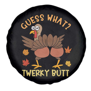 Funny Turkey Thanksgiving Spare Tire Cover Guess What Twerky Butt TS14 Print Your Wear