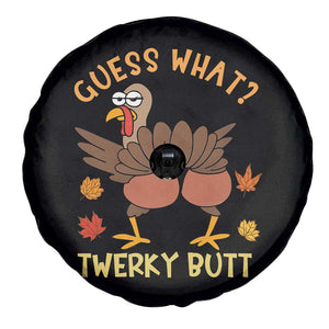 Funny Turkey Thanksgiving Spare Tire Cover Guess What Twerky Butt TS14 Print Your Wear