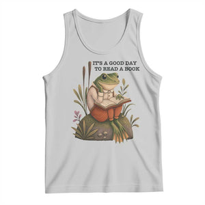 Frog Classic Books Tank Top It Is A Good Day To Read A Book TS14 Ash Print Your Wear