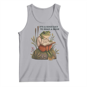 Frog Classic Books Tank Top It Is A Good Day To Read A Book TS14 Athletic Heather Print Your Wear
