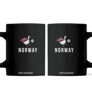 Norway Football Coffee Mug Silly Goose Soccer Fan Support