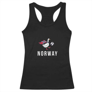 Norway Football Racerback Tank Top Silly Goose Soccer Fan Support