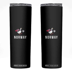 Norway Football Skinny Tumbler Silly Goose Soccer Fan Support