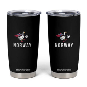 Norway Football Tumbler Cup Silly Goose Soccer Fan Support