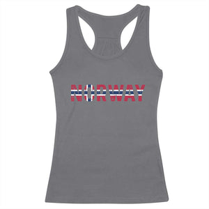 Norge Norway Norwegian Flag Racerback Tank Top
