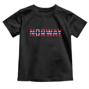 Norge Norway Norwegian Flag Toddler T Shirt