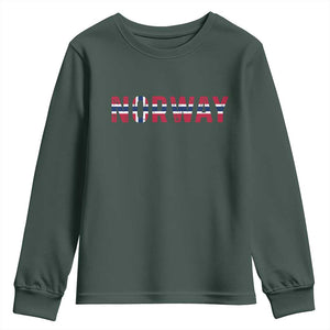 Norge Norway Norwegian Flag Youth Sweatshirt