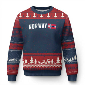Norwegian Pride Flag Norway Great Gift Ugly Christmas Sweater