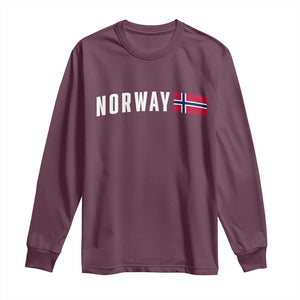 Norwegian Pride Flag Norway Great Gift Long Sleeve Shirt