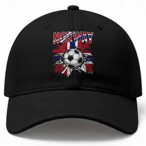 Norway Soccer Fan Baseball Cap Norwegian Football Supporter Fan Gift
