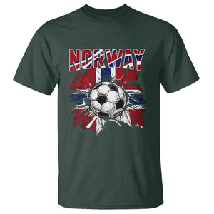 Norway Soccer Fan T Shirt Norwegian Football Supporter Fan Gift