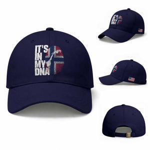 It's in My DNA Baseball Cap Norwegian Norway Map Flag Pride