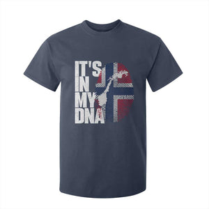 It's in My DNA T Shirt For Kid Norwegian Norway Map Flag Pride