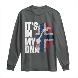 It's in My DNA Long Sleeve Shirt Norwegian Norway Map Flag Pride