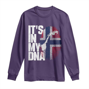 It's in My DNA Long Sleeve Shirt Norwegian Norway Map Flag Pride