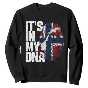 It's in My DNA Sweatshirt Norwegian Norway Map Flag Pride